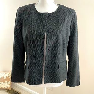 Ann Taylor-Short, peplum back jacket